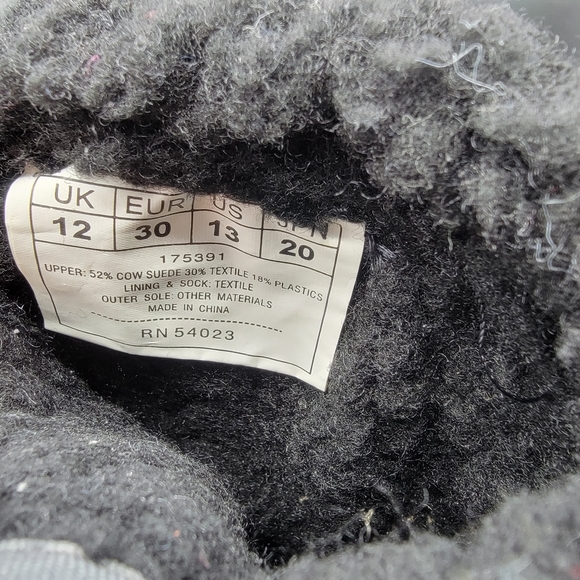 Gap Little Kids Snow Boots Sz 13 Black Grey Yellow 3M Thinsulate Insulation New - Picture 10 of 11